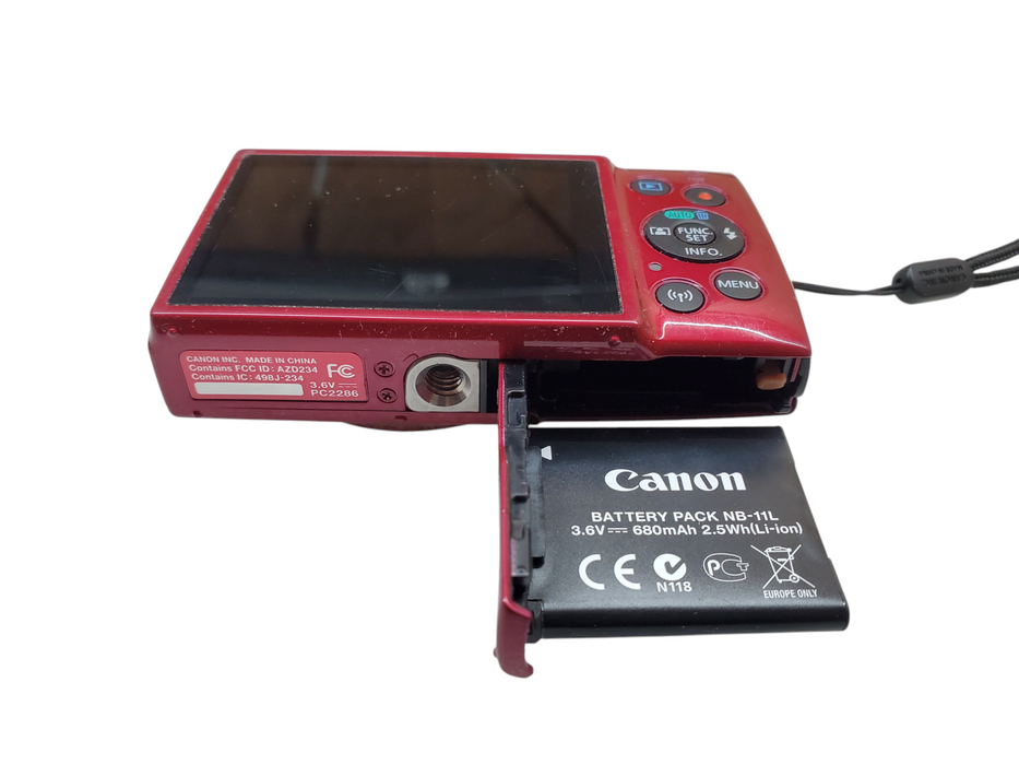 Canon PowerShot ELPH 190 IS 20MP Digital Camera + Battery