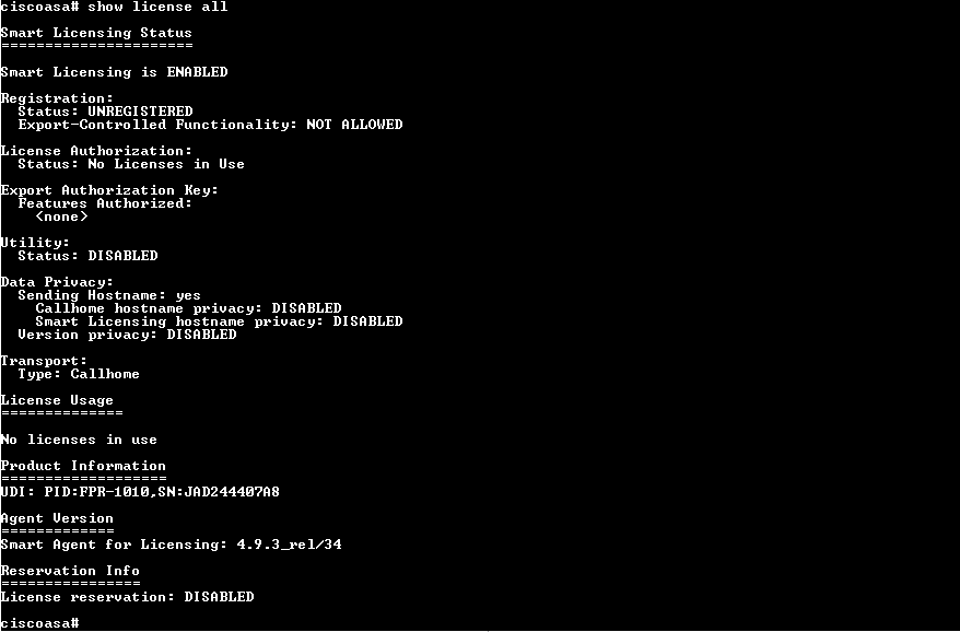 Cisco Firepower 1000 Series FPR-1010 Network Security Firewall | No PSU )