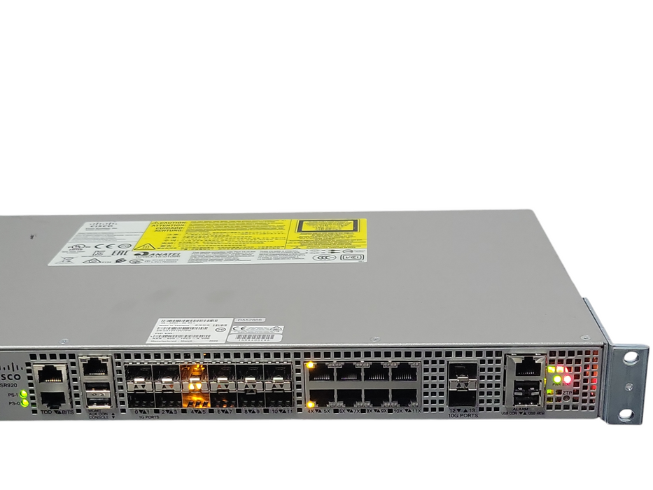 Cisco ASR-920-12CZ-A ASR 920 Series Aggregation Services Router, 2x PSU, READ _