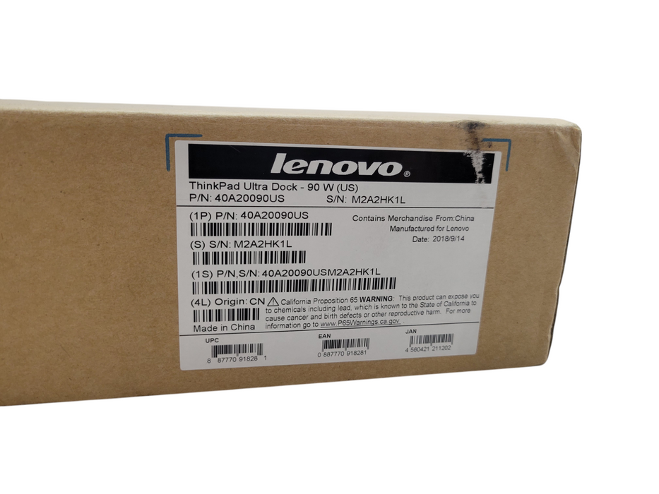 Lenovo ThinkPad Ultra Dock - 90 W (US) %