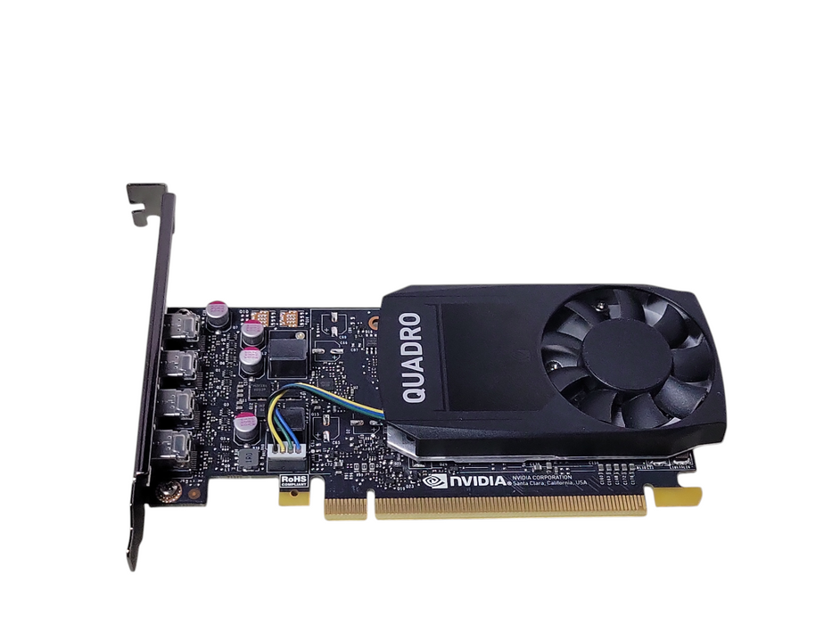 NVIDIA Quadro P1000 4GB DDR5 Graphics Card Low Profile Full Bracket _