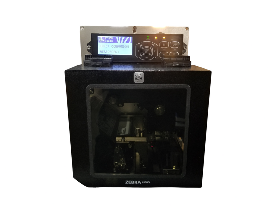 Zebra ZE500 ZE50043-L010000Z Print Engine *Powers On, Untested Further*