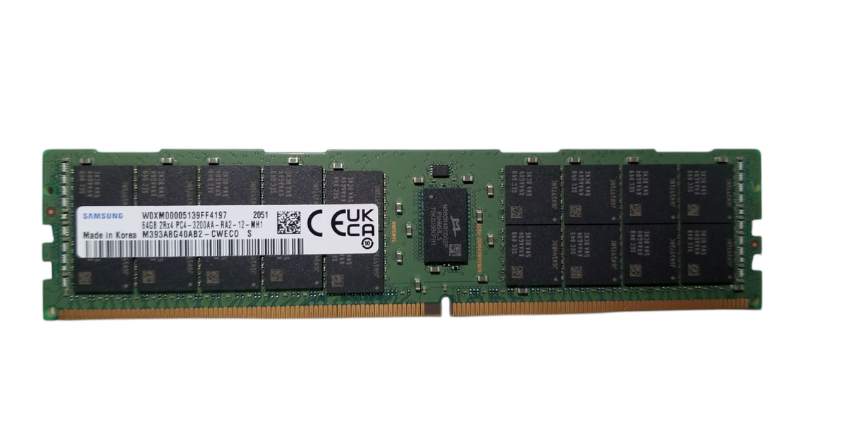 Samsung 64GB DDR4 2Rx4 PC4-3200AA-RA2-12-MH1 | DDR4 Server Memory