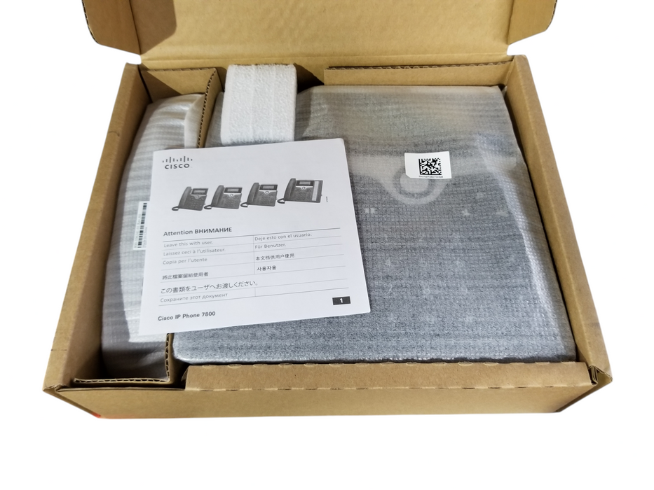 Cisco IP Phone CP-7821-K9 with Handset and Stand - NEW in Box  Q