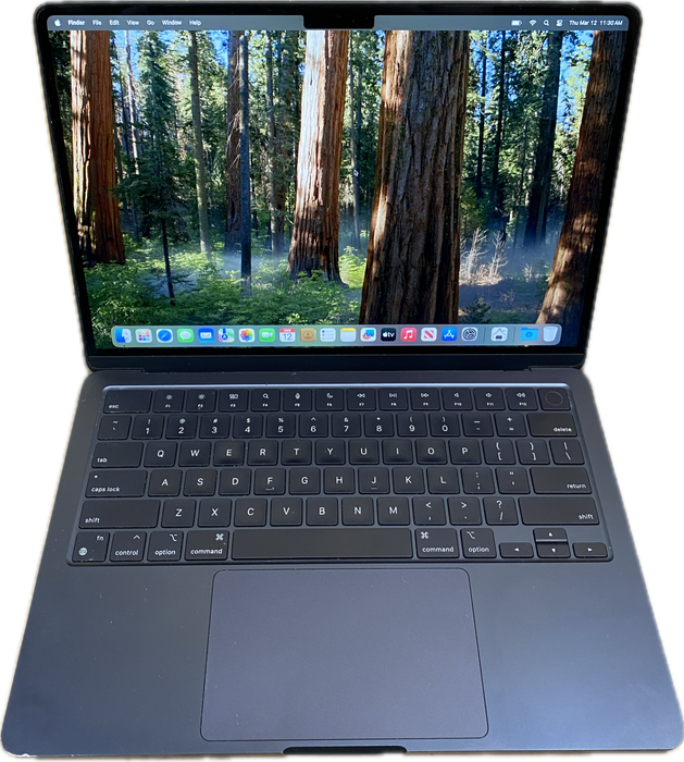 Apple MacBook Air  13 M2 2022 Midnight 8GB RAM 256GB SSD No Power Adapter
