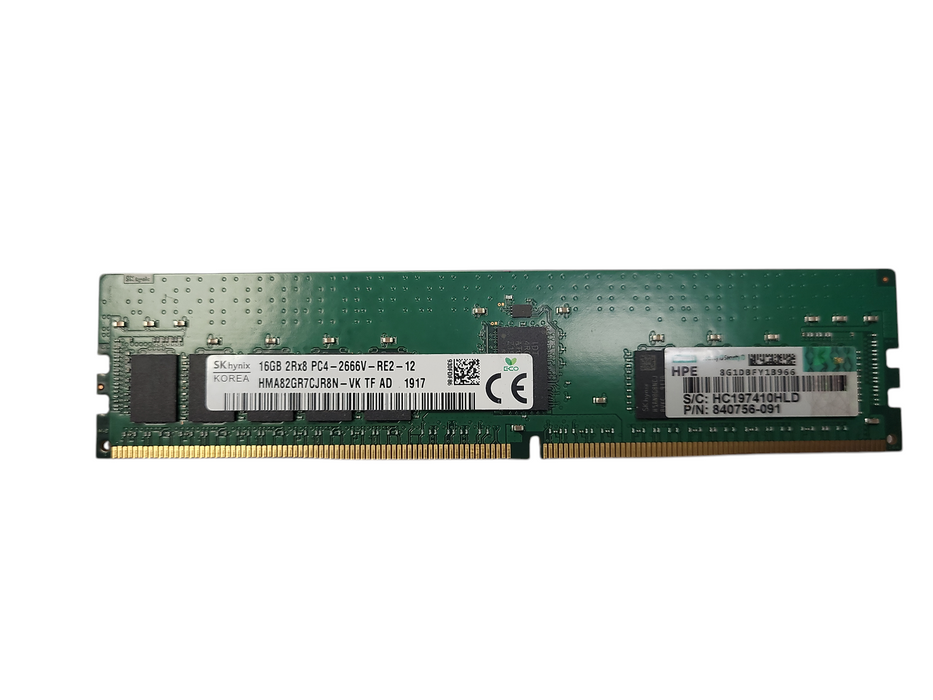 SK Hynix 16GB 2Rx4 PC4-2666V-R Server RAM Q$