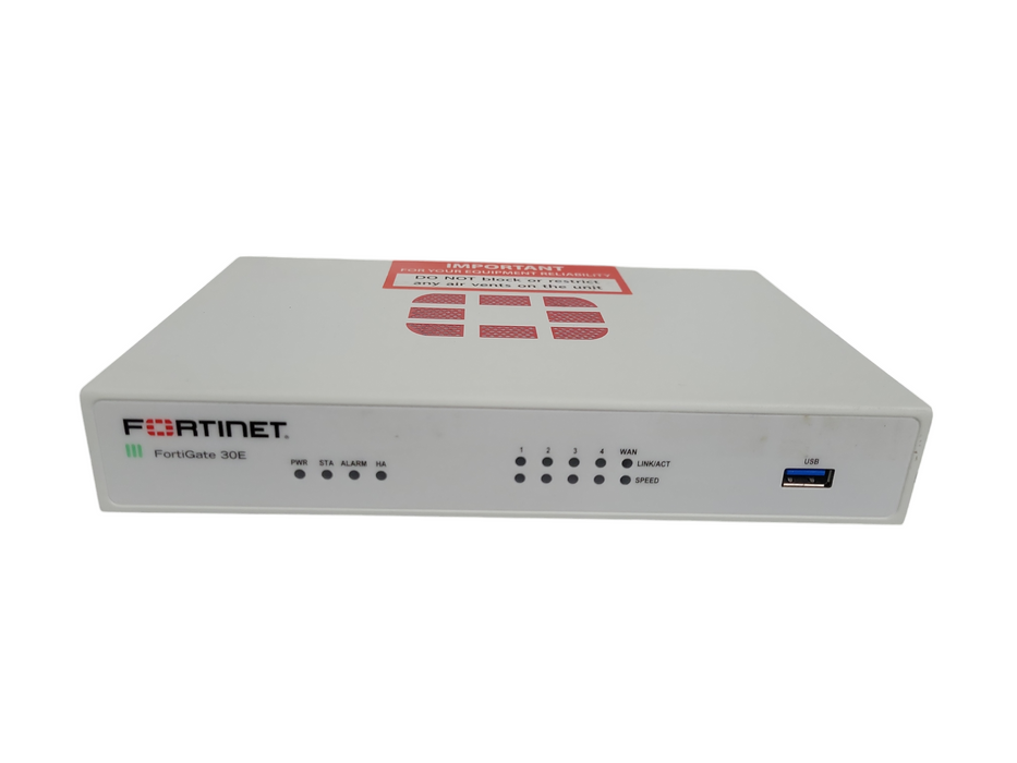 Fortinet FortiGate 30E | Network Security Firewall | Factory Reset | FG-30E !