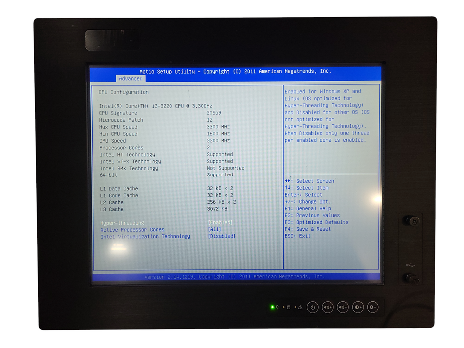 DFI Industrial Touch Screen Panel Computer 7S0-TPC150-000152  $