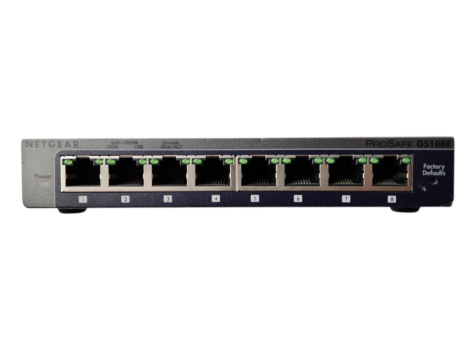 Netgear GS108E ProSafe Plus 8 Port Gigabit Switch Ethernet