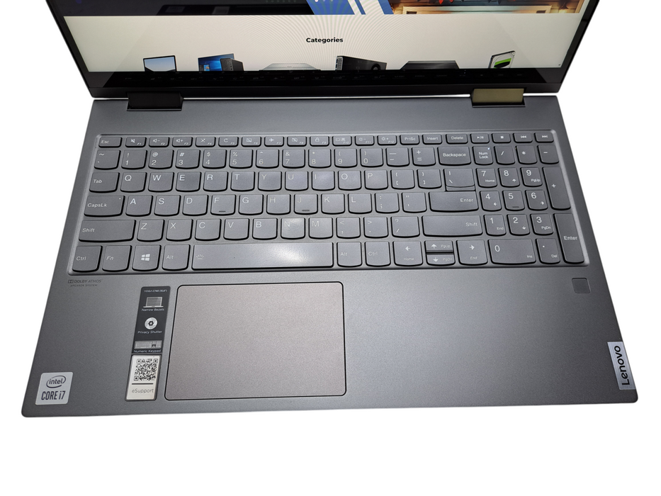 Lenovo Yoga C740 15.6" | Intel Core i7-10510U @1.8GHz, 8GB DDR4, 512GB NVMe ) Lap200