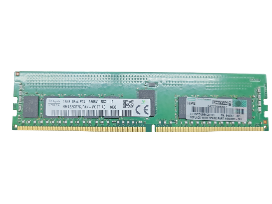 SK hynix 16GB 1Rx4 PC4-2666V-RC2-12 Server Ram Q!