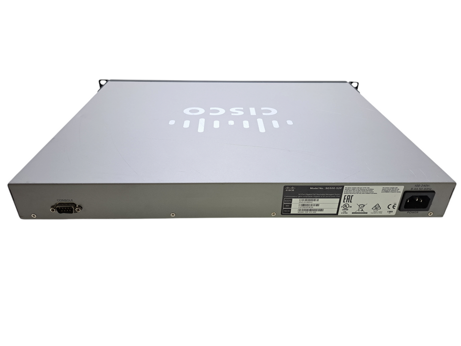 Cisco SG500-52P-K9 V05 | 52-Port Gigabit PoE Stackable Managed Switch )