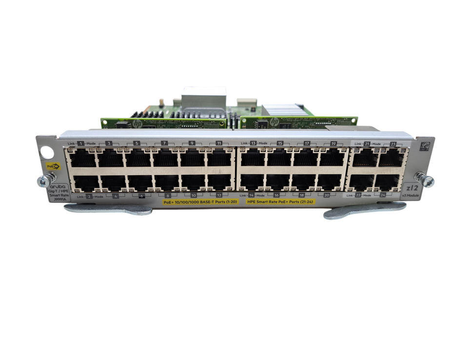 HPE/Aruba J9991A | 20-Port Gig-E PoE+, 4-Port 1/2.5/5/XGT zl2 v3 Module