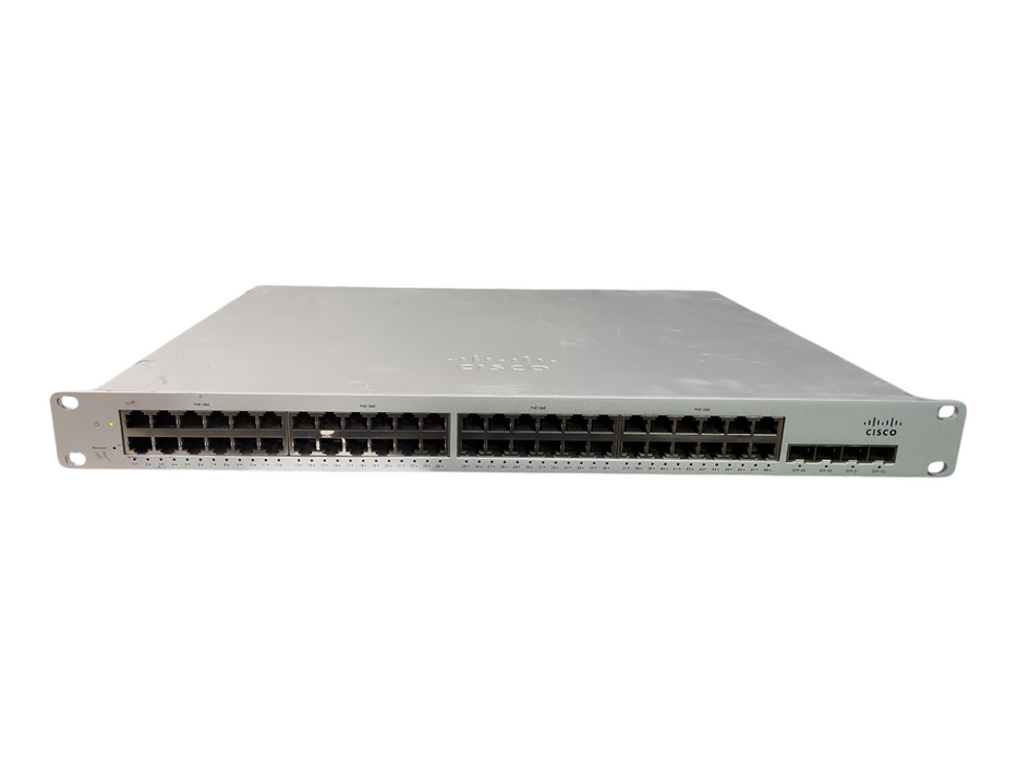 Cisco Meraki MS220-48FP-HW 48-Port Gigabit 740W PoE Switch, UNCLAIMED