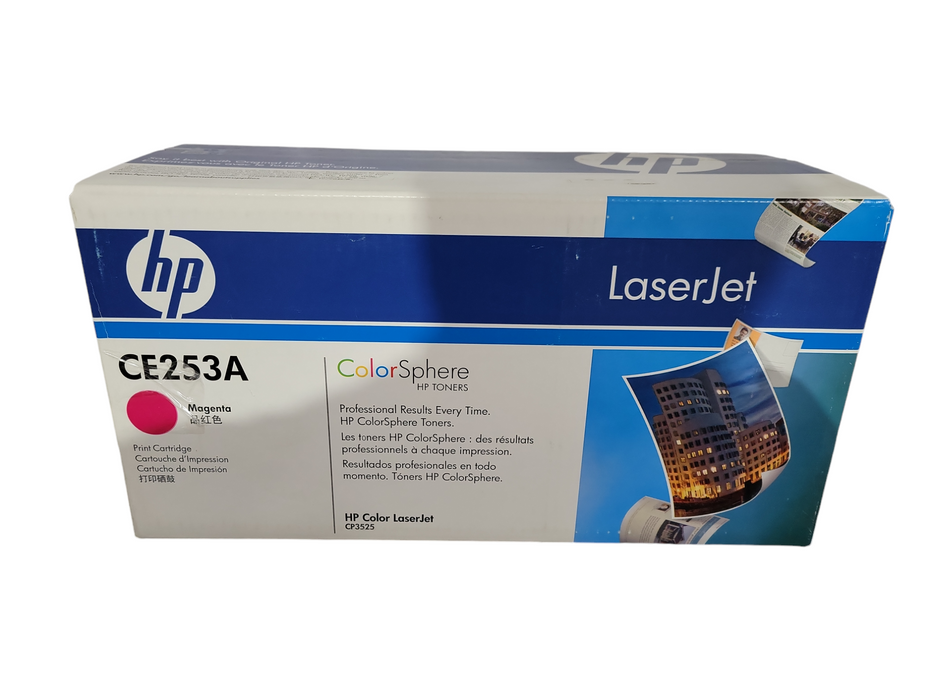 NEW HP 504a CE253A Genuine Original Magenta Toner Cartridge !