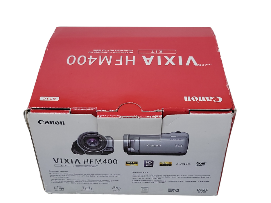 Canon VIXIA HFM400 Full HD CMOS PRO Camcorder , READ _