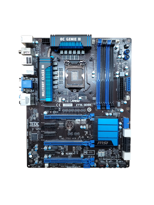 MSI Z77A-GD65 ATX Motherboard | No CPU/RAM | *READ*