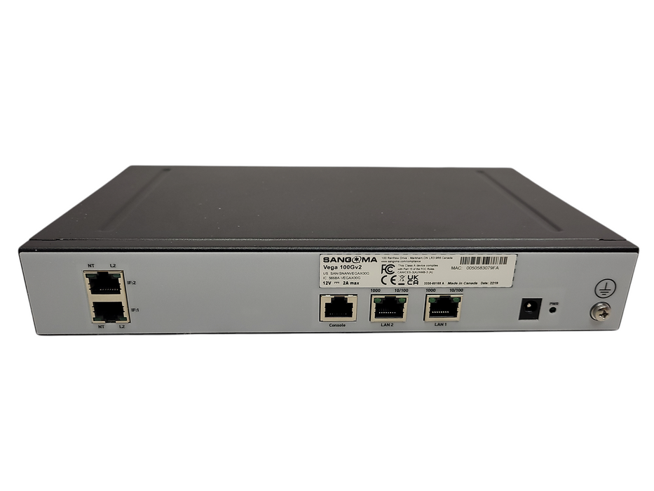 Sangoma Vega 100G 1 Port T1-E1 Digital Gateways VEGA-100GV2-030KIT Open box Q$