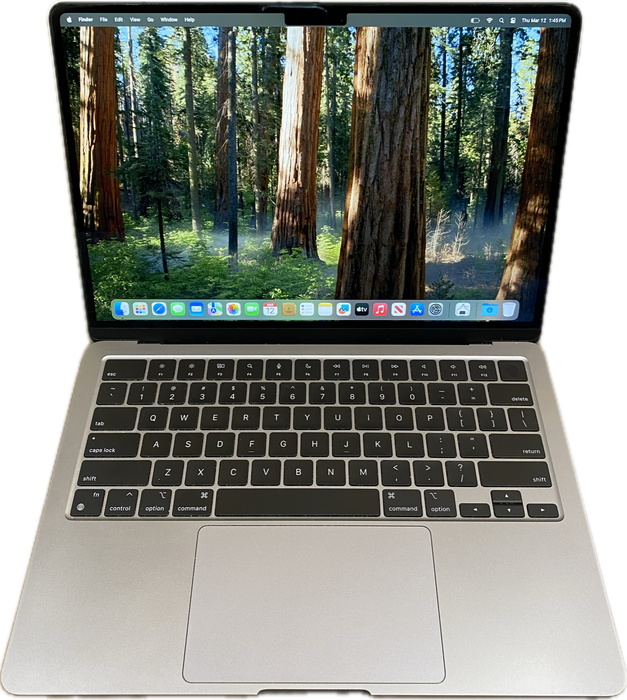 Apple MacBook Air 13 M2 2022 Space Gray 8 GB RAM 256GB SSD No Power Adapter
