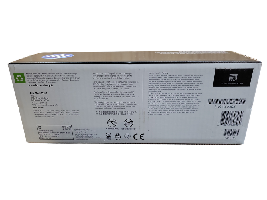 Genuine HP 30X Black LaserJet Toner Cartridge CF230X New Sealed !