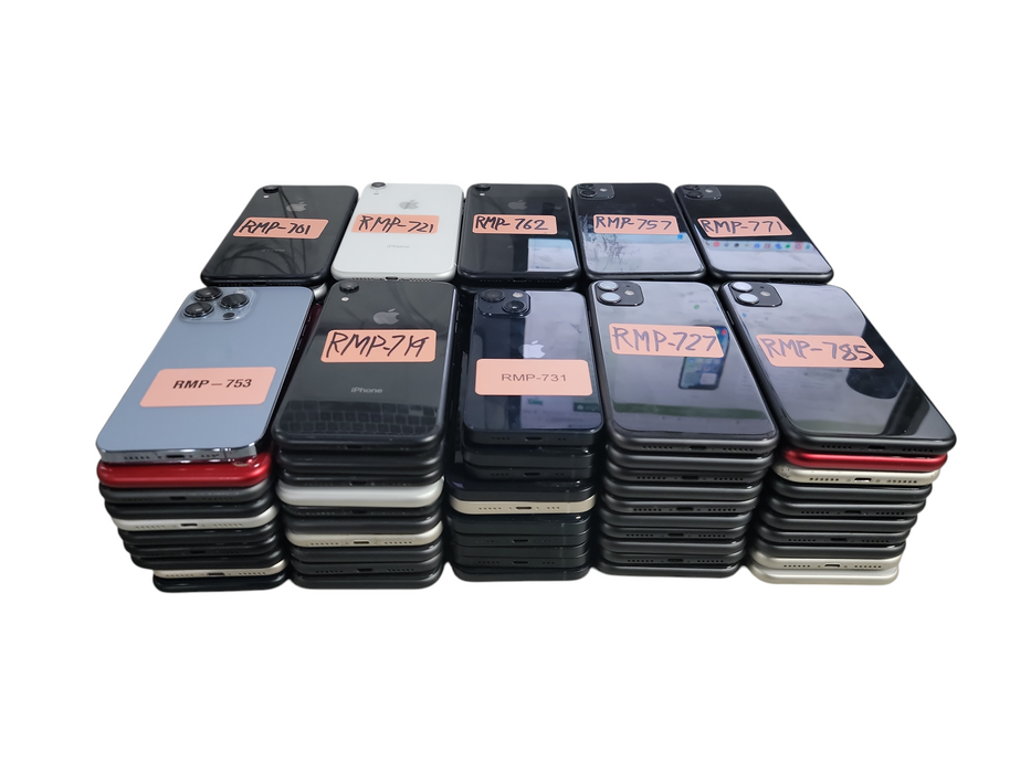 Lot of 100x Apple iPhone [A19xx to 28xx | B/C Condition][RMP-9] (