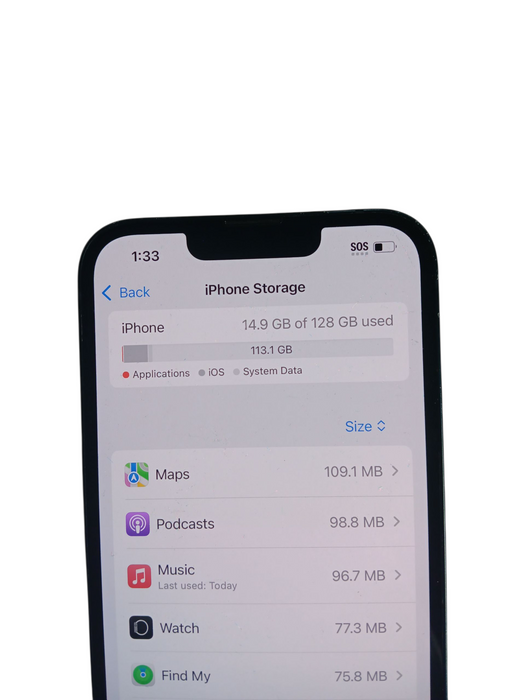 Apple iPhone 13 - 128GB - Midnight [A2631 | Read]