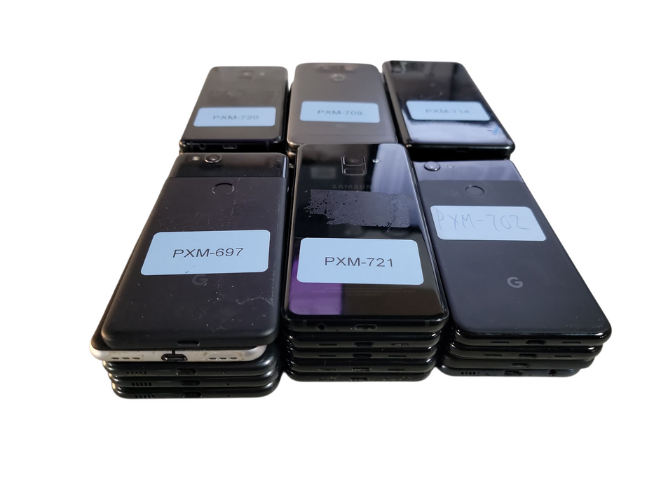 Lot of 29x Android Phones [Assorted | B Condition][PXM-21]