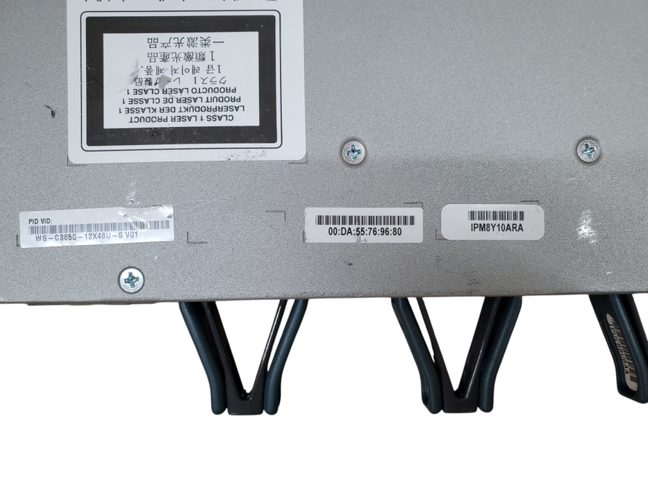 Cisco WS-C3850-12X48U-S 48 Port UPoE w/ 2-10G Module & 2x PSU