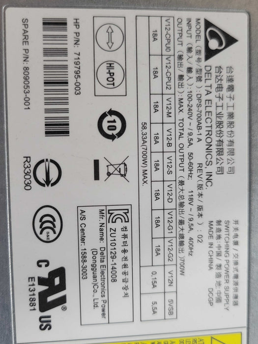HP Z440 - Xeon E5-1620 v3 3.50GHz,8GB DDR4 NO HDD QUADRO K2200 700W PSU _