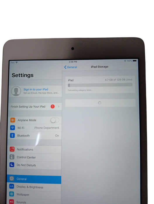 Apple iPad Mini 4th Gen - 128GB - Silver [A1538]