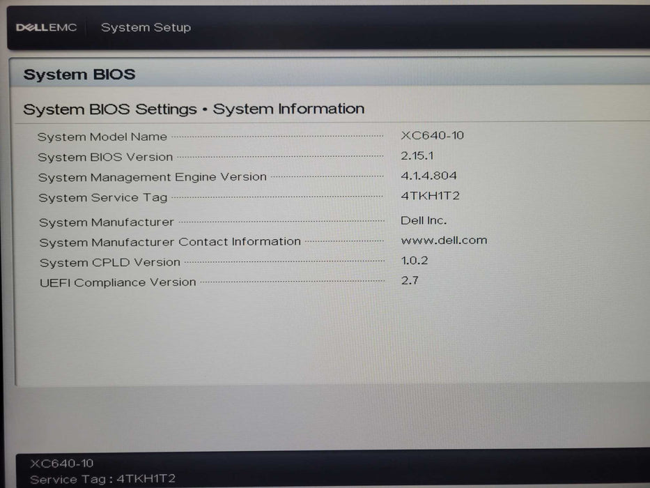 DELL XC640-4 1U 2x Xeon Silver 4110 2.10GHz 32GB RAM HBA330 Mini 2x PSU _