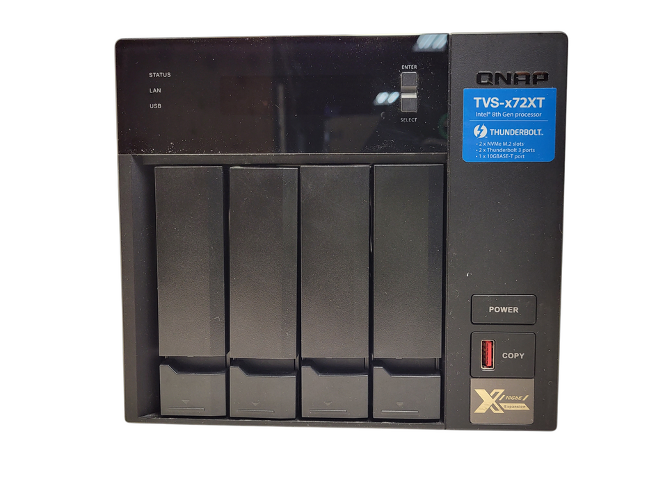 QNAP TVS-472XT 4-Bay NAS READ $