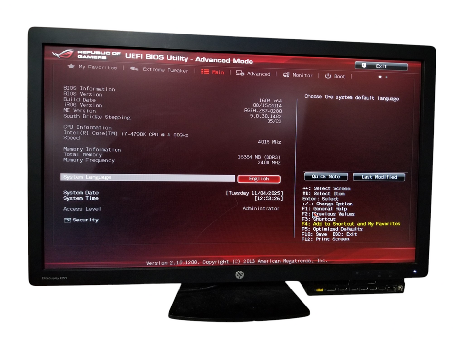 Custom PC GTX 980Ti, VI Hero, i7-4790K 4.00GHz, 16GB DDR3, 256GB SSD