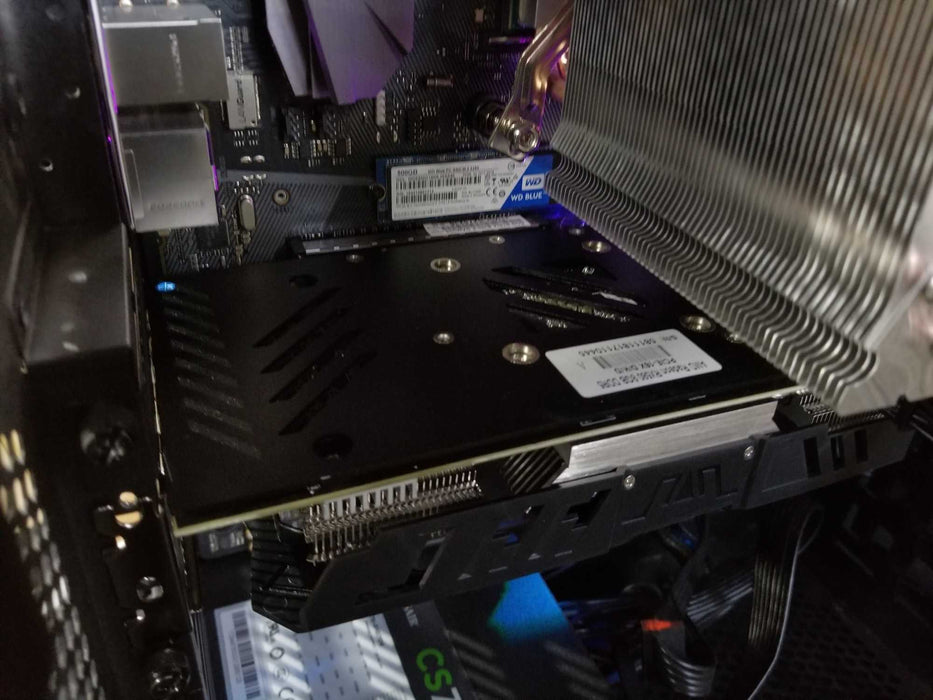 Custom PC Asus ROG B350-F Gaming, Ryzen 7 2700X, RX580 GPU, 8GB RAM, 500GB