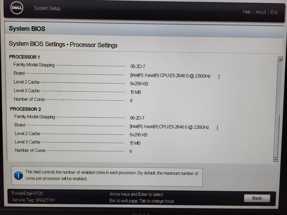 Dell PE R720 2x E5-2640 0 @ 2.5GHz 32GB DDR3 H710P Mini 2x750W PSU 2.5" $