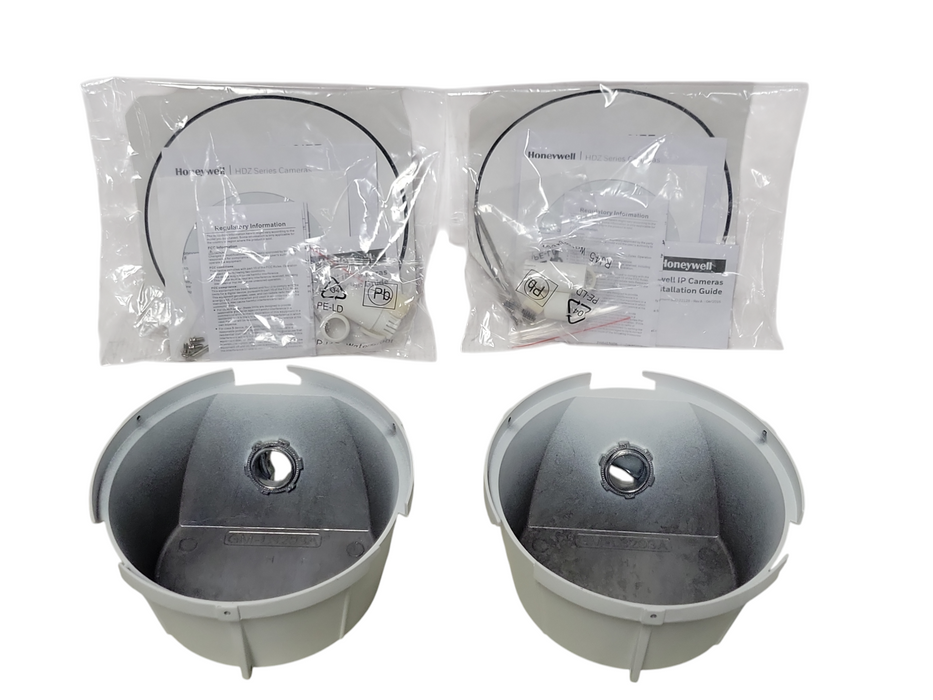 Lot of 2x Honeywell HDZ302DIN-S1 PTZ 30X IN Smoke bubble Security cameras _
