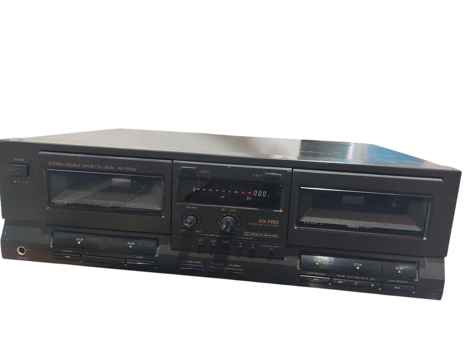 Technics Model: RS-TR232 Stereo Double Cassette Deck =
