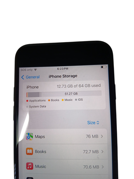 Apple iPhone SE 3 - 64GB - Black [A2595] Q