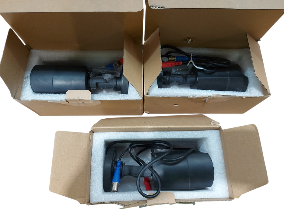 Lot 3x Lorex C882DA-Z 4K CVI Deterrence Bullet Security Camera