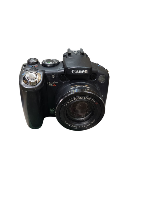 Canon PowerShot S5 IS 8.0MP Digital Camera 12x Optical Zoom Black