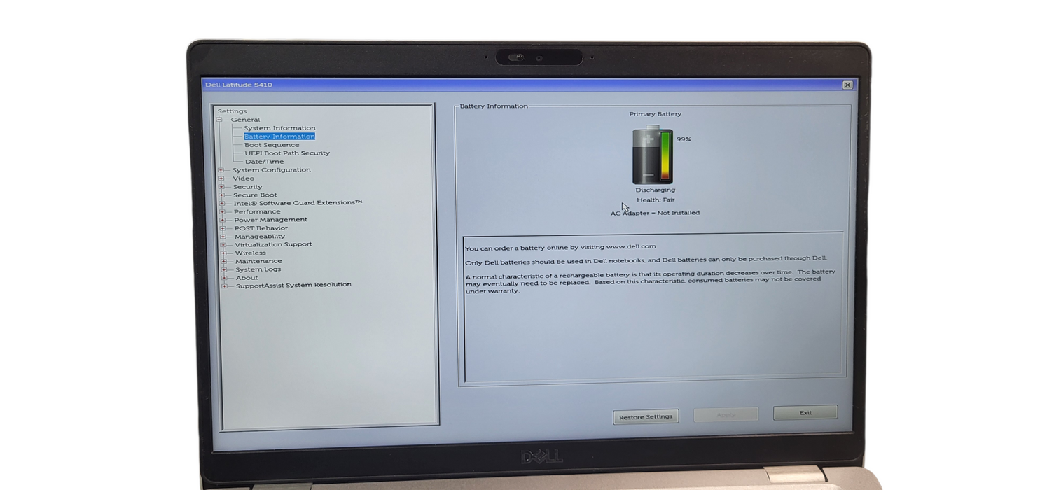 Dell Latitude 5410 i5-10310U CPU | 8GB DDR4 RAM |256GB NVME | SEE Q Lap200