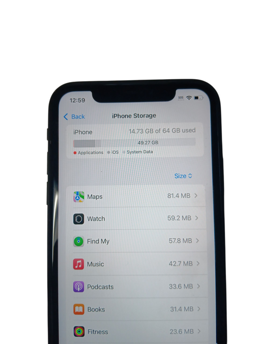 Apple iPhone XR - 64GB - Black (A1984) Read