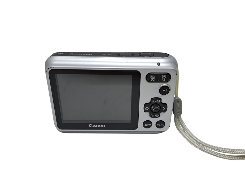 Canon PowerShot A800 10.0MP Digital Camera Silver  )