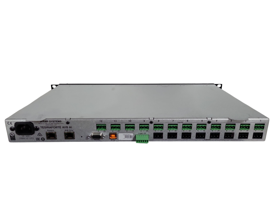 Biamp Tesira Forte AVB AI Digital Audio Processor Fixed Analog In/Out !