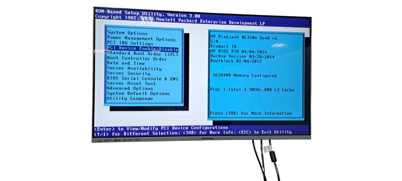 HP PROLIANT ML310E GEN8 V2 Server E3-1230 V3 CPU|16GB RAM|B120i|R7 250 2GB GPU