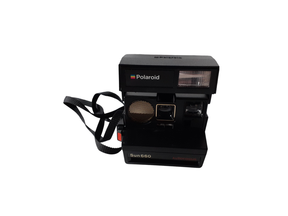 Vintage Polaroid Sun 660 Autofocus Instant Camera