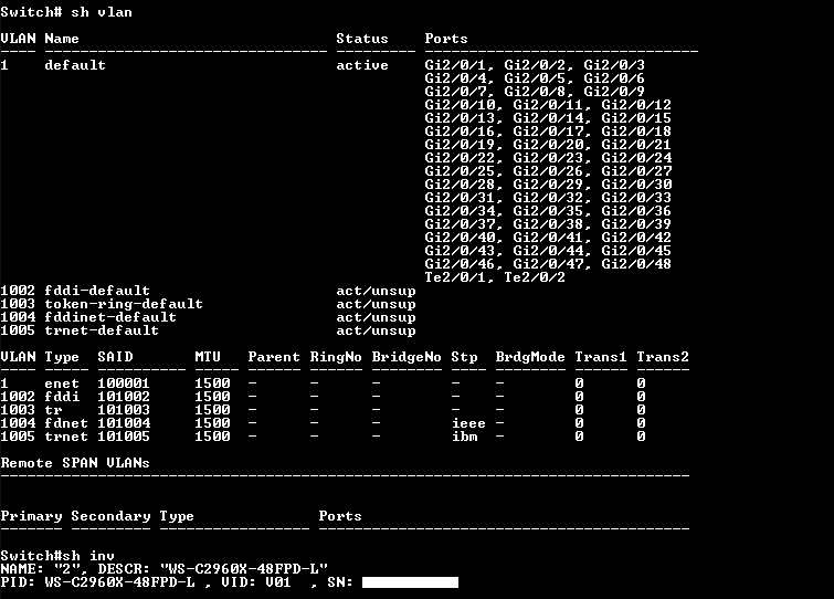 Cisco WS-C2960X-48FPD-L, 48-Port Gigabit PoE+ 2x10G SPF, Stack Module