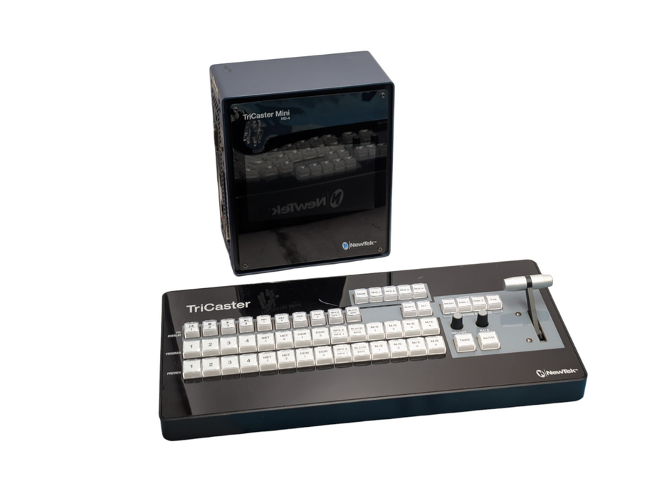 NewTek TriCaster Mini HD-4 with Mini Control Surface Media Production READ -