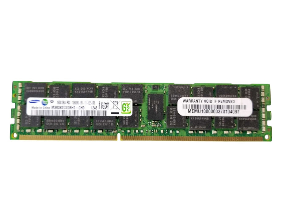 Samsung 16GB DDR3 2Rx4 PC3-10600R-09-11-E2-D3 DDR3 Server RAM  Q