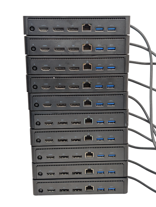 Lot of 10x DELL D6000S Universal USB-C PD / USB-A Docking Stations  -